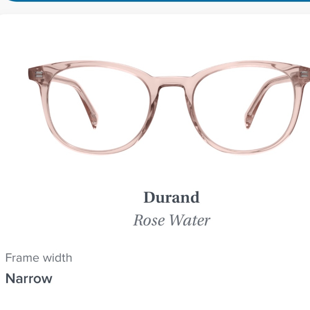 Barely used Warby Parker glasses.